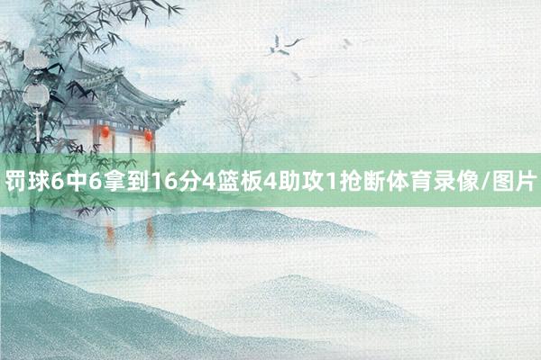 罚球6中6拿到16分4篮板4助攻1抢断体育录像/图片