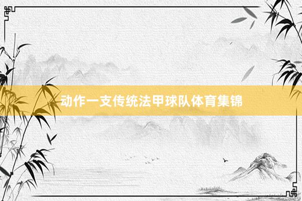 动作一支传统法甲球队体育集锦