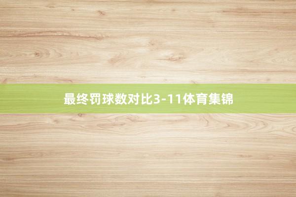 最终罚球数对比3-11体育集锦