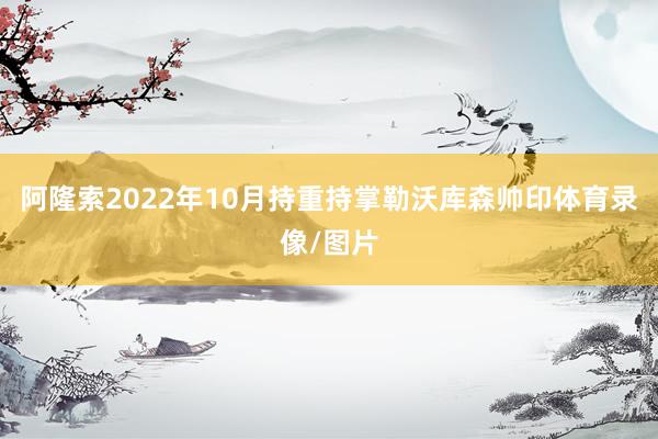 阿隆索2022年10月持重持掌勒沃库森帅印体育录像/图片