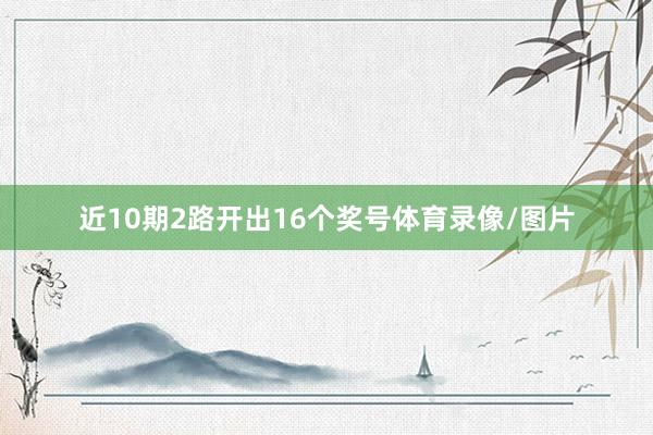 近10期2路开出16个奖号体育录像/图片