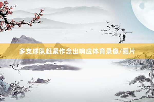 多支球队赶紧作念出响应体育录像/图片
