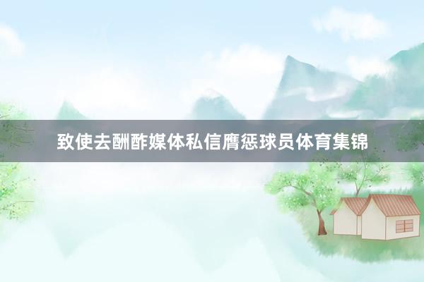 致使去酬酢媒体私信膺惩球员体育集锦