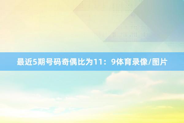 最近5期号码奇偶比为11：9体育录像/图片