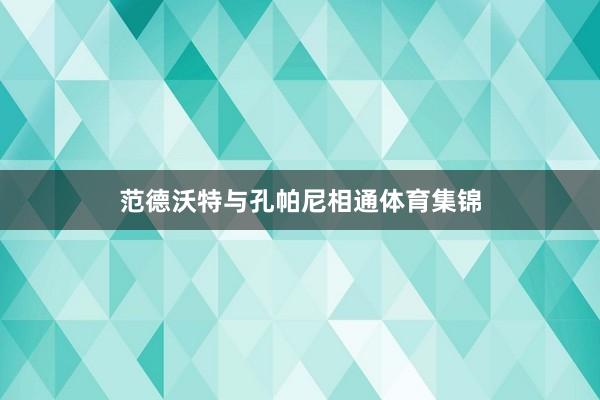 范德沃特与孔帕尼相通体育集锦