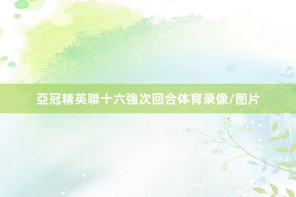亞冠精英聯十六強次回合体育录像/图片