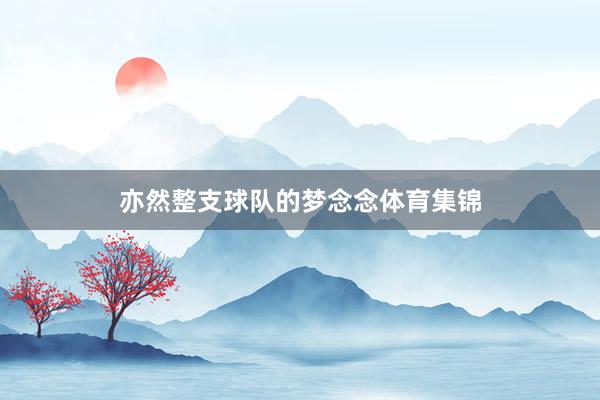 亦然整支球队的梦念念体育集锦