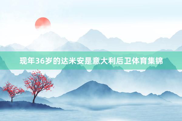 现年36岁的达米安是意大利后卫体育集锦